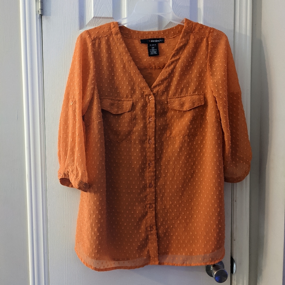 14w Denim 24/7 blouse
